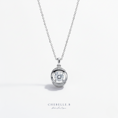 Orb of Light 1.0ct Moissanite Pendant Necklace