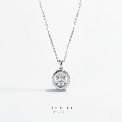 Orb of Light 1.0ct Moissanite Pendant Necklace