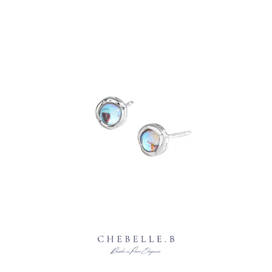 Moon Whisper - S925 Moonstone Earrings