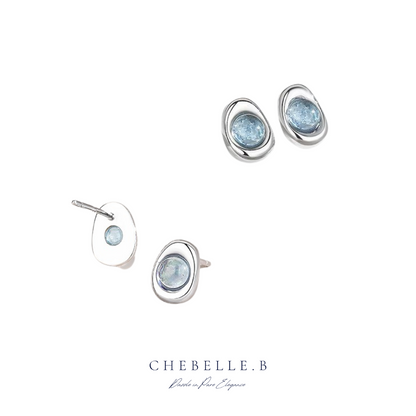 Midnight Moonshine – S925 Moonstone Earrings